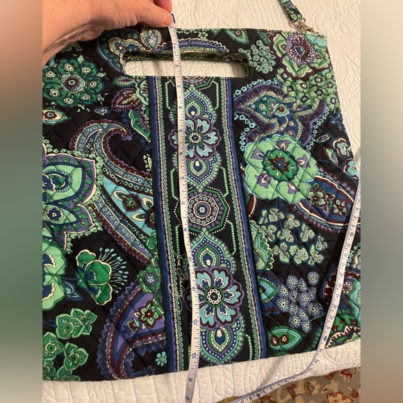 Vera Bradley Tote/Handbag 2009 Holiday Blue Rhapsody - Picture 4 of 8